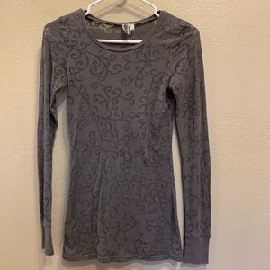 Long sleeve burnout